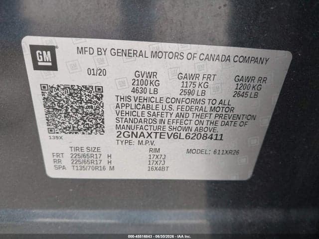 2020 CHEVROLET EQUINOX AWD 2FL 9