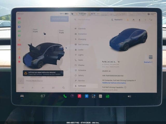 2025 TESLA MODEL Y LONG RANGE DUAL MOTOR ALL-WHEEL DRIVE 7