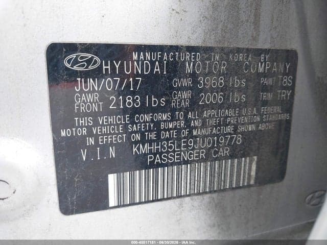 2018 HYUNDAI ELANTRA GT 9