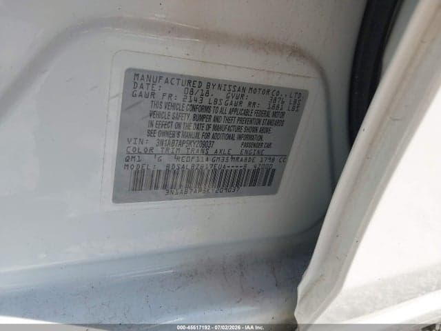 2019 NISSAN SENTRA S 9