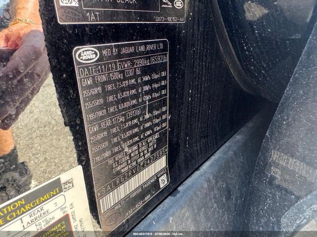 2020 LAND ROVER DISCOVERY SE 9