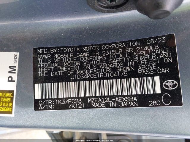 2024 TOYOTA COROLLA SE 9