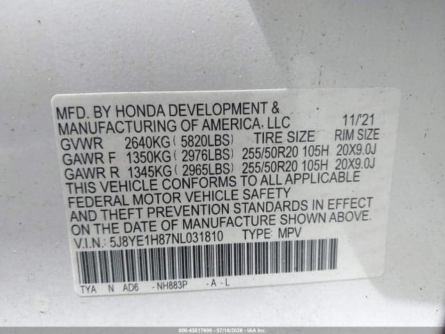 2022 ACURA MDX ADVANCE PACKAGE 9