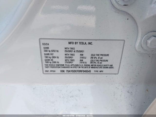 2024 TESLA MODEL Y PERFORMANCE DUAL MOTOR ALL-WHEEL DRIVE 9