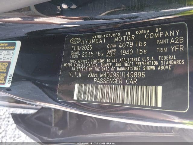 2025 HYUNDAI ELANTRA HYBRID SEL SPORT 9