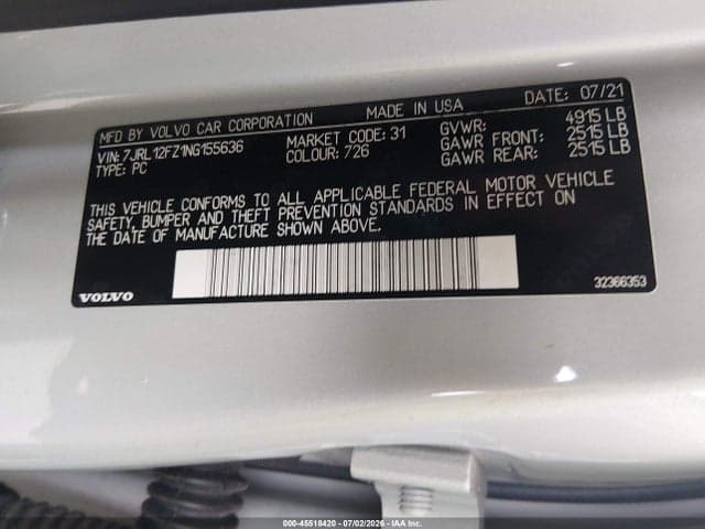 2022 VOLVO S60 B5 MOMENTUM 9