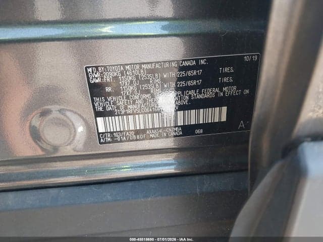 2020 TOYOTA RAV4 XLE 9