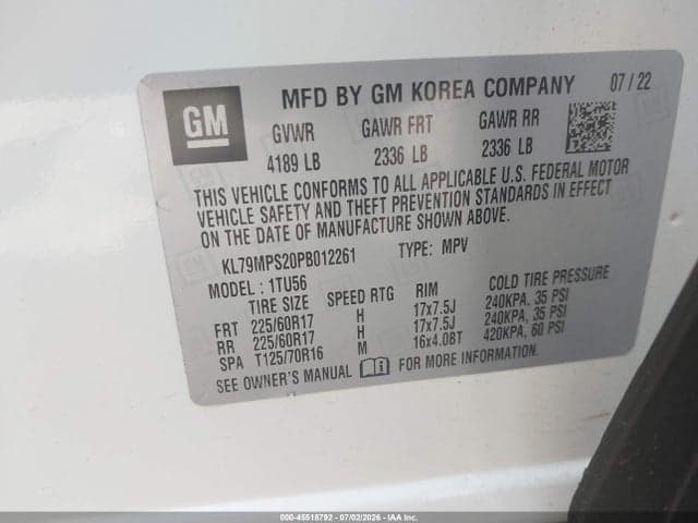 2023 CHEVROLET TRAILBLAZER FWD LT 9