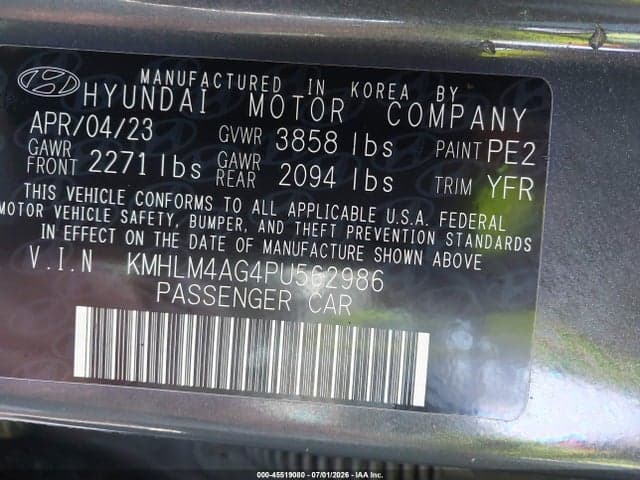 2023 HYUNDAI ELANTRA SEL 9