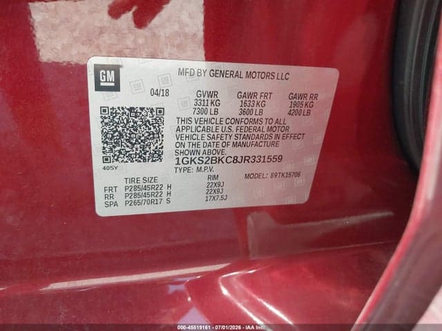 2018 GMC YUKON SLT 8