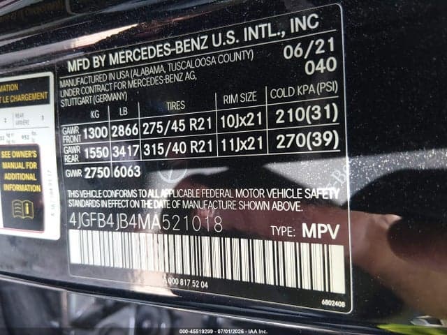 2021 MERCEDES-BENZ GLE 350 9