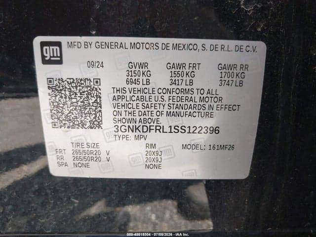 2025 CHEVROLET BLAZER EV POLICE PACKAGE AWD 2FL 10