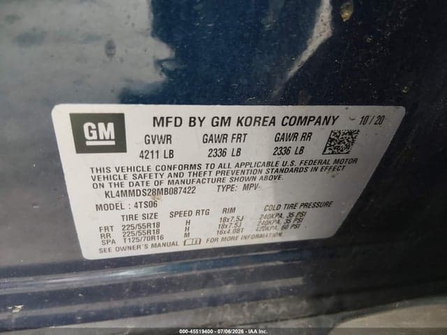 2021 BUICK ENCORE GX FWD SELECT 9