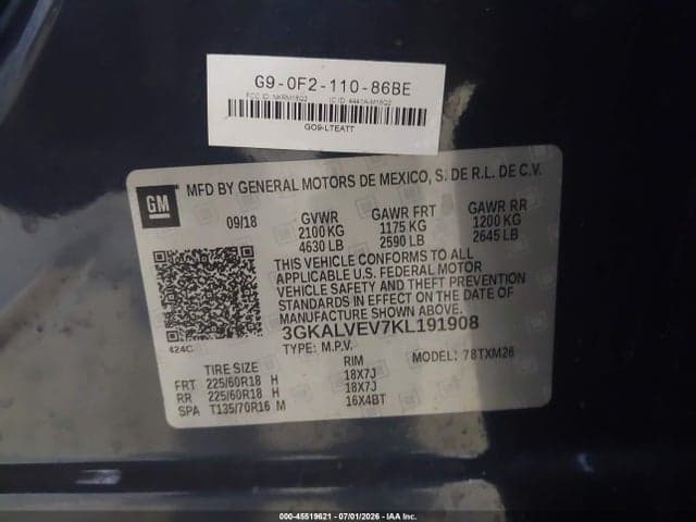 2019 GMC TERRAIN SLT 9