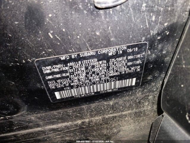 2019 SUBARU FORESTER SPORT 9