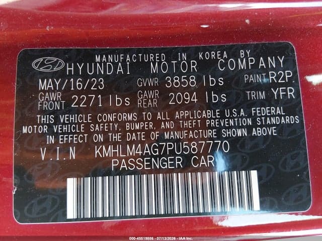 2023 HYUNDAI ELANTRA SEL 9