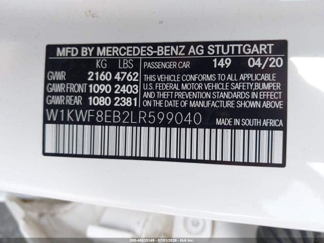 2020 MERCEDES-BENZ C 300 4MATIC 9