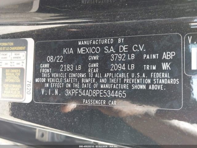 2023 KIA FORTE GT-LINE 9