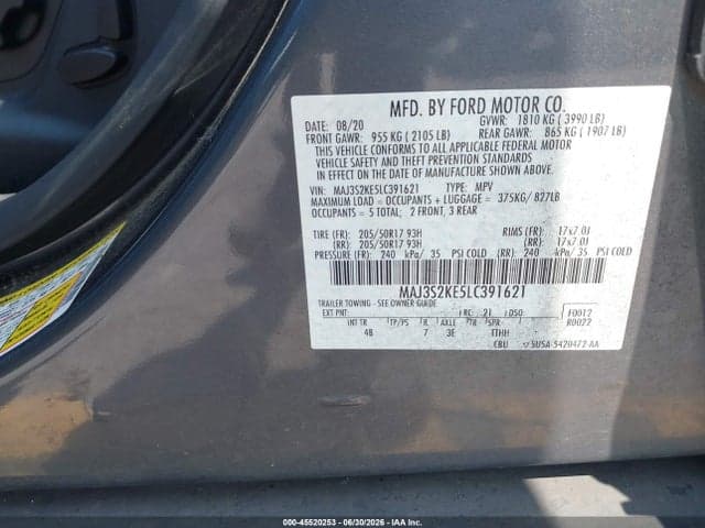 2020 FORD ECOSPORT TITANIUM 9