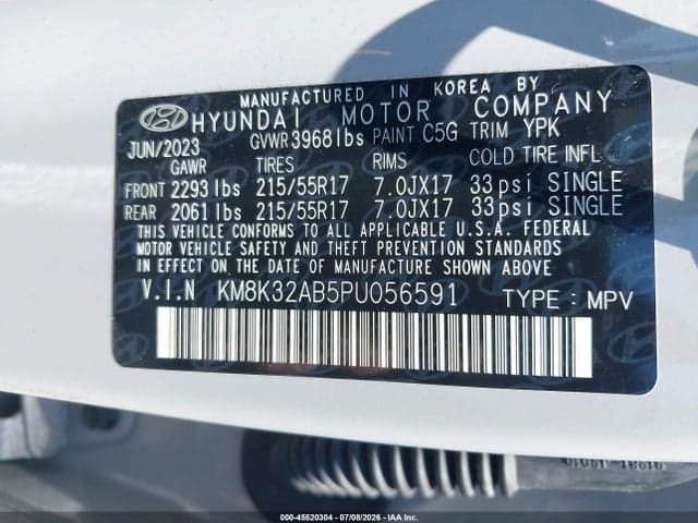 2023 HYUNDAI KONA SEL 9