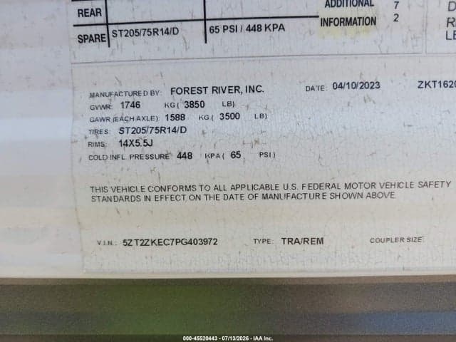 2023 FOREST RIVER OZARK 9