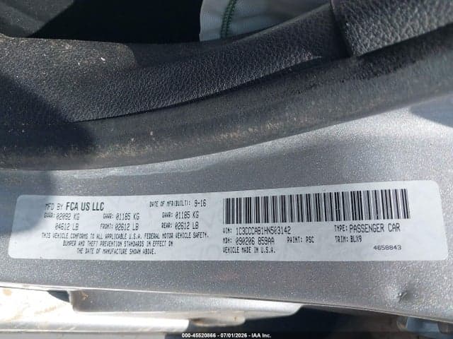 2017 CHRYSLER 200 LIMITED PLATINUM 9