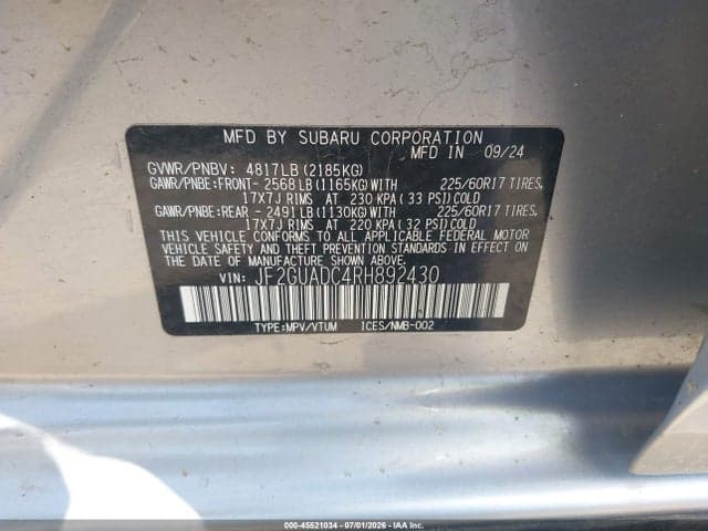 2024 SUBARU CROSSTREK PREMIUM 9