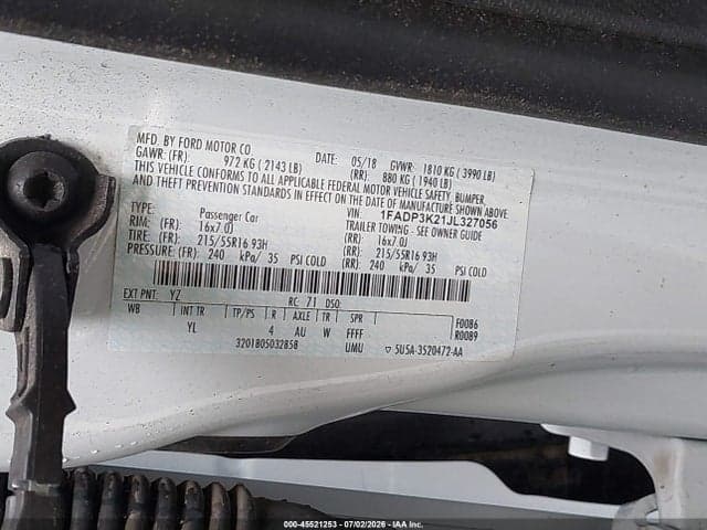 2018 FORD FOCUS SE 9
