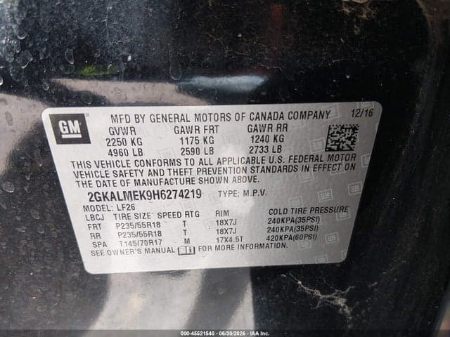2017 GMC TERRAIN SLE-1 9