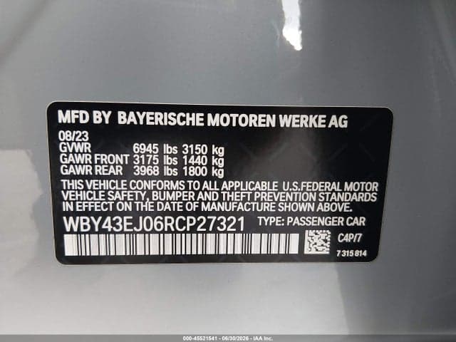 2024 BMW I7 EDRIVE50 9