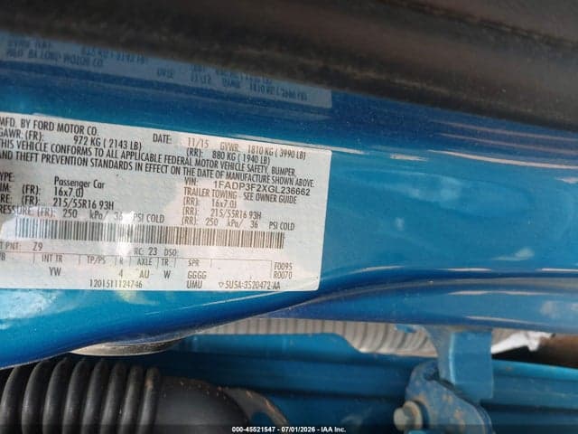2016 FORD FOCUS SE 9