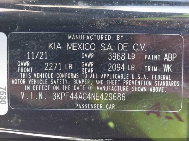 2022 KIA FORTE GT 9