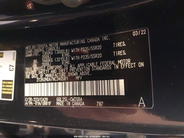 2022 LEXUS RX 350 9