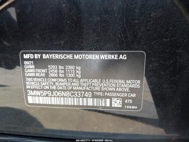 2022 BMW 330E XDRIVE 9