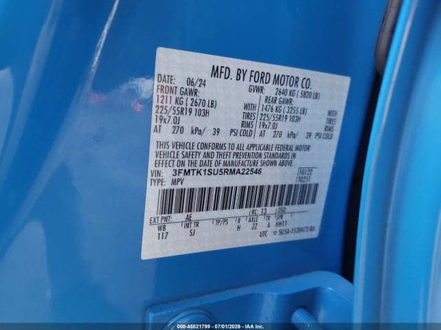 2024 FORD MUSTANG MACH-E SELECT 9