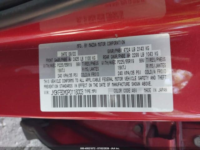 2023 MAZDA CX-5 2.5 S PREMIUM 9