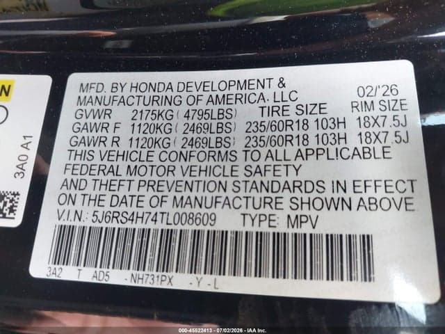 2026 HONDA CR-V EX-L AWD 9