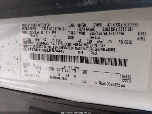 2020 FORD TRANSIT-250 10