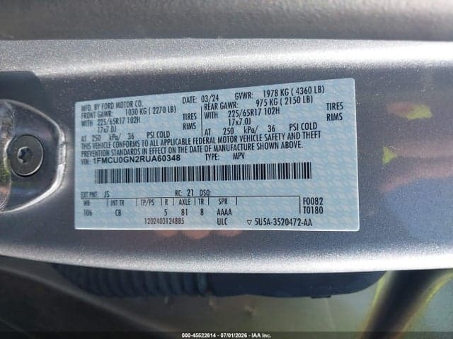 2024 FORD ESCAPE ACTIVE 9