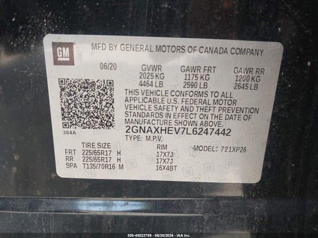 2020 CHEVROLET EQUINOX FWD LS 9