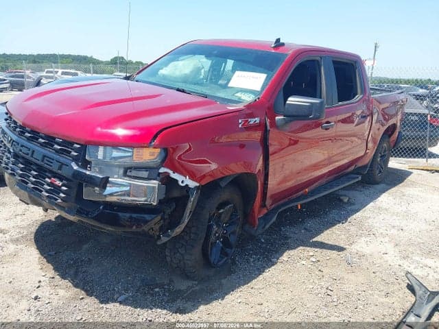 2021 CHEVROLET SILVERADO 1500 4WD SHORT BED CUSTOM TRAIL BOSS 2