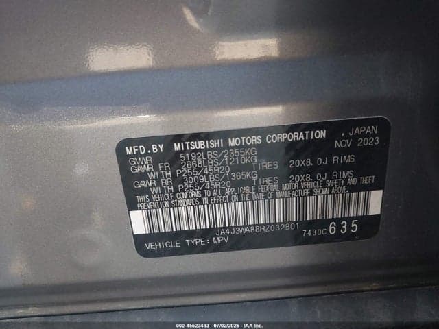 2024 MITSUBISHI OUTLANDER SEL 2.5 2WD 9