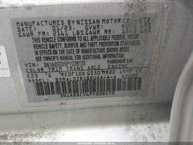 2023 NISSAN SENTRA SV XTRONIC CVT 9