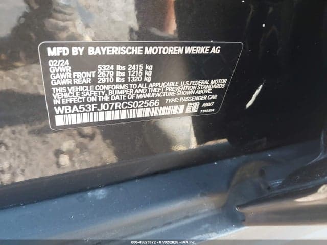 2024 BMW 530I XDRIVE 9