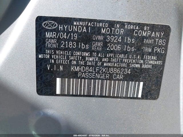 2019 HYUNDAI ELANTRA VALUE EDITION 9