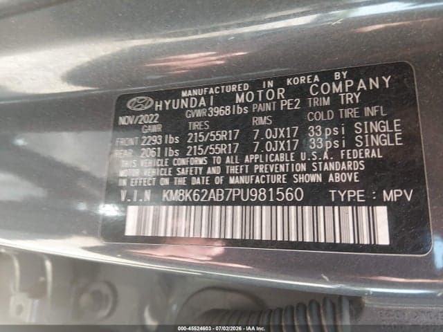 2023 HYUNDAI KONA SEL 9