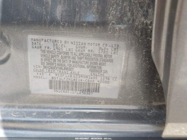 2021 NISSAN VERSA SV XTRONIC CVT 9