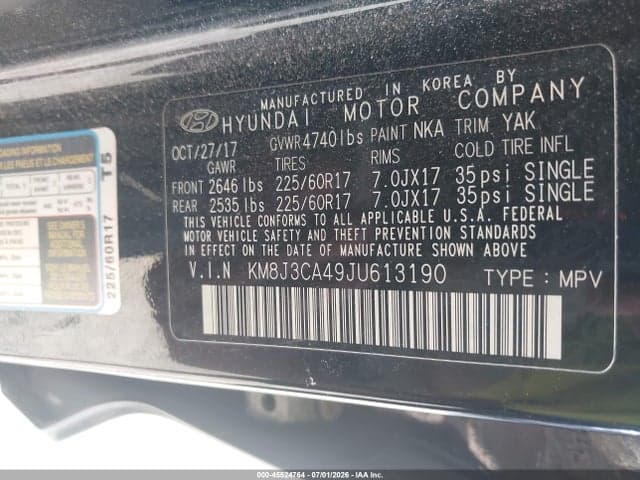 2018 HYUNDAI TUCSON SEL PLUS 9