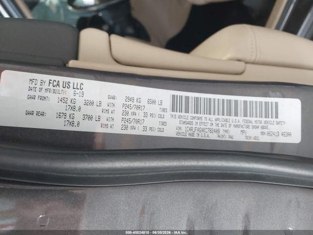 2019 JEEP GRAND CHEROKEE LAREDO E 4X4 9