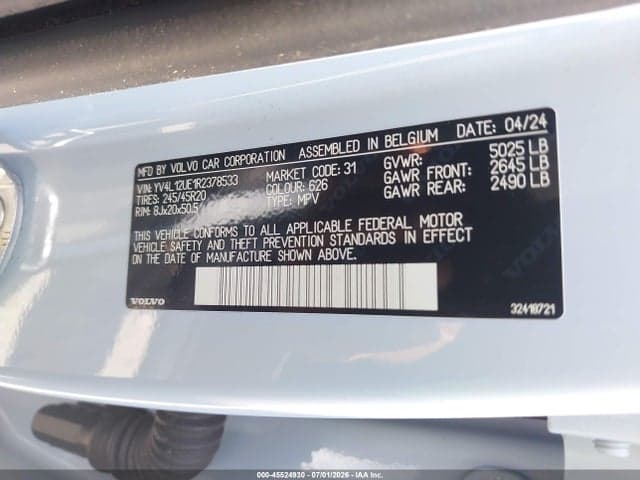2024 VOLVO XC40 B5 PLUS BRIGHT THEME 9